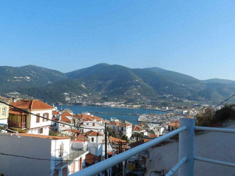 Skopelos Town House with views