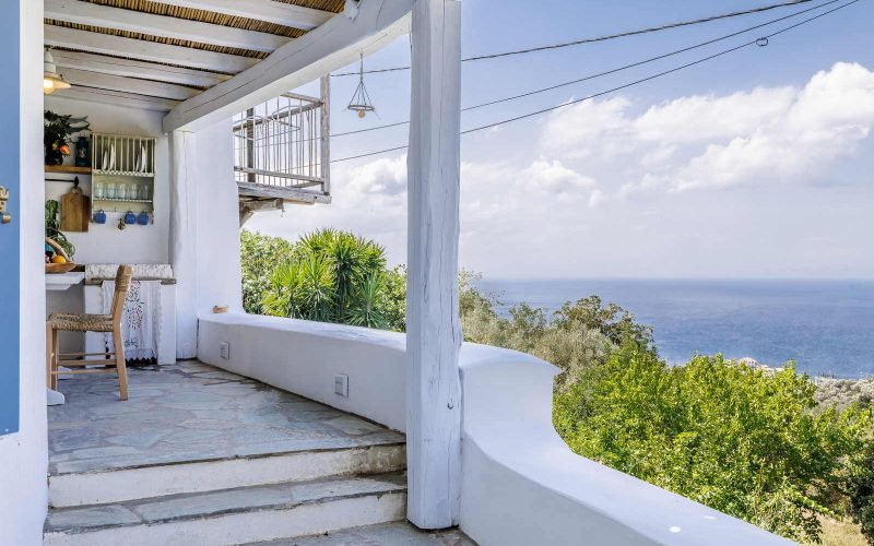 Adorable renovated house with views to the Aegean Sea