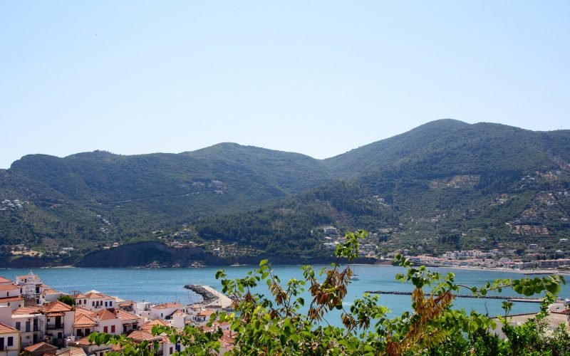 Spacious Skopelos town plot with ruined house