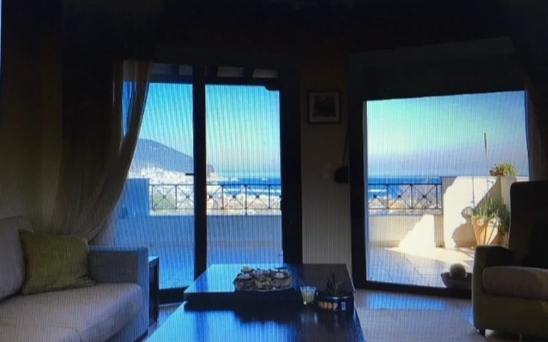 Spacious villa in Stafilos with views to Skopelos Town and port