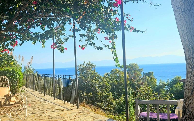 Unique complexe of cottages on Stafilos beach