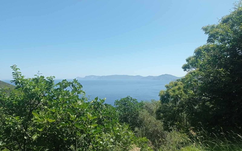 Land in Raches area with best views to the Aegean Sea