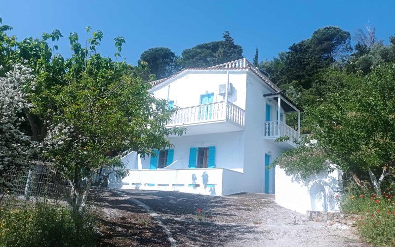 Spacious beach front property on Skopelos Island. The main building
