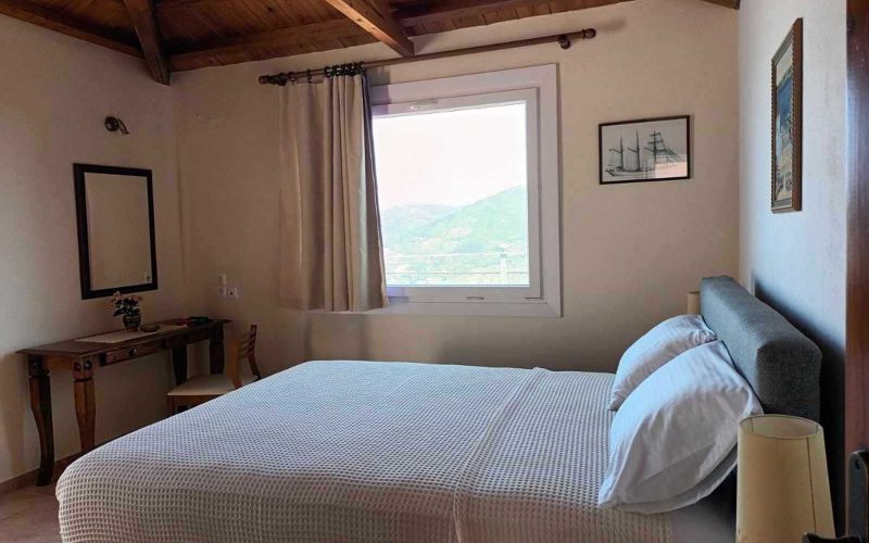 Two bedroom Villa with swimming pool and views to the Aegean Bedroom