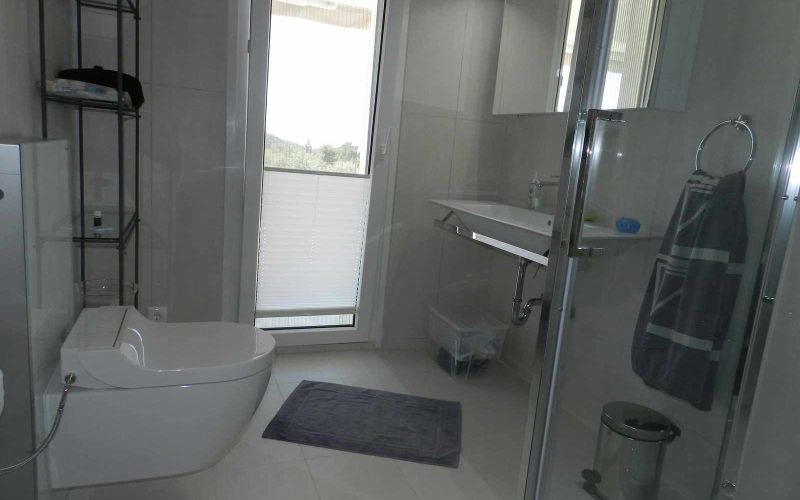 Architect designed Villa in the countryside of Skopelos Island Bathroom