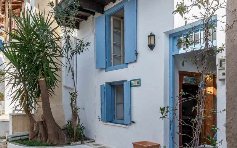 Cypress Tree Skopelos Town house with private yard