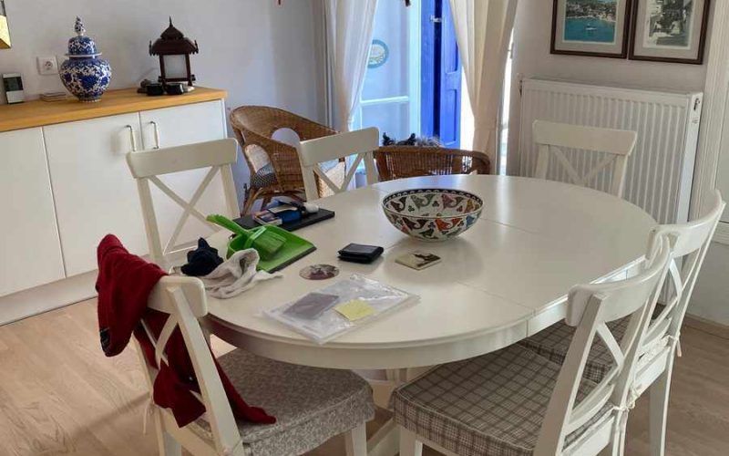 Traditional Renovated property inside Skopelos Town Dining room