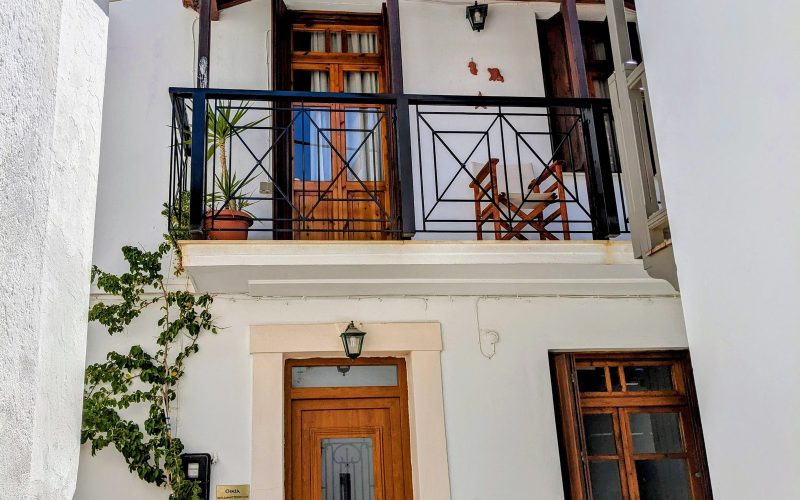 Skopelos Town house with balcony and views