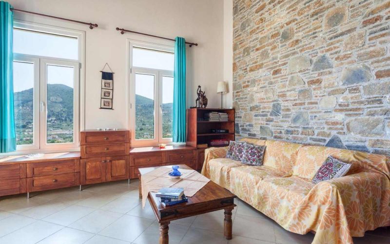 Spacious pool villa with best views to Skopelos Town and the Sea