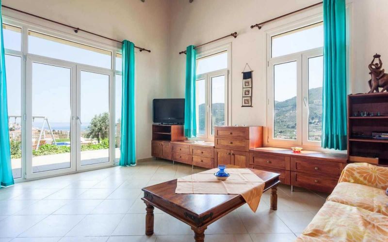 Spacious pool villa with best views to Skopelos Town and the Sea
