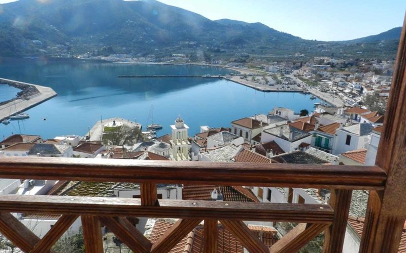 Skopelos Property with most spectacular views Balcony
