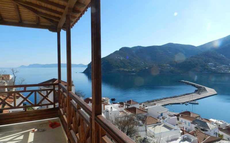 Skopelos Property with most spectacular views Balcony