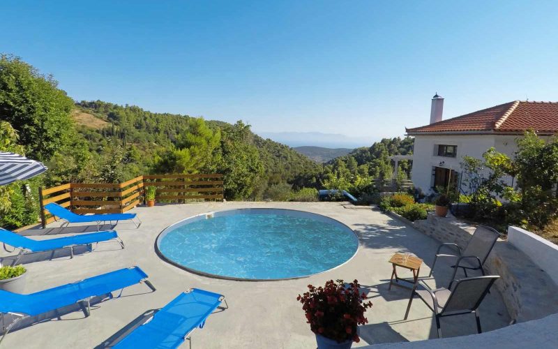 Pool villa in the countryside of Pyrgos area