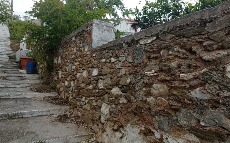 Skopelos town property with two houses and garden