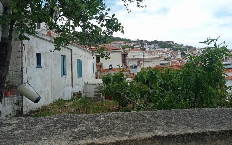 Skopelos town property with two houses and garden