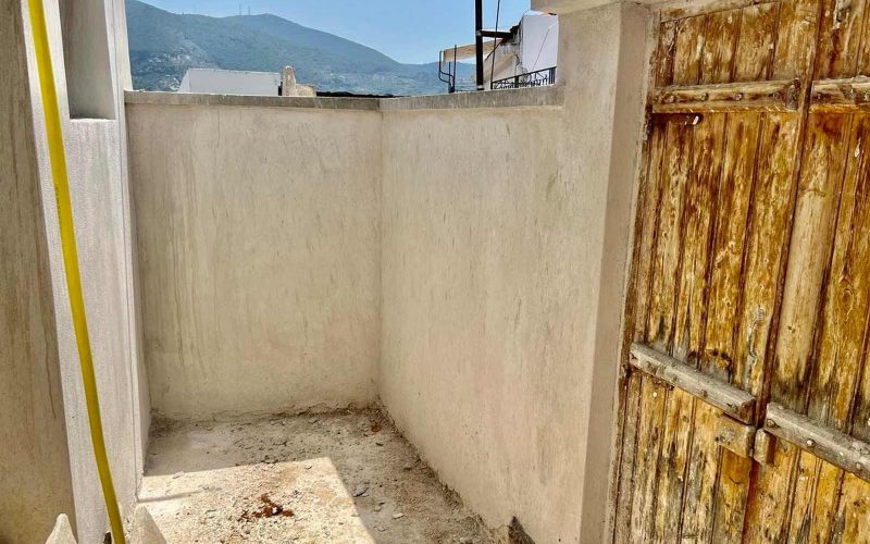 Skopelos Town house with breathtaking views to town and port The yard