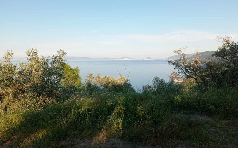 Plot in Glossa with breathtaking views to Ai Giannis Kastri