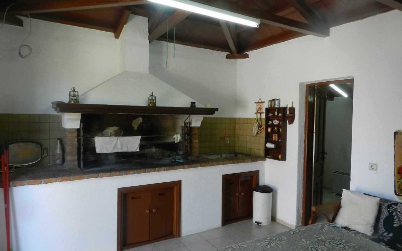 Traditional cottage in the area of Alikias BBQ area