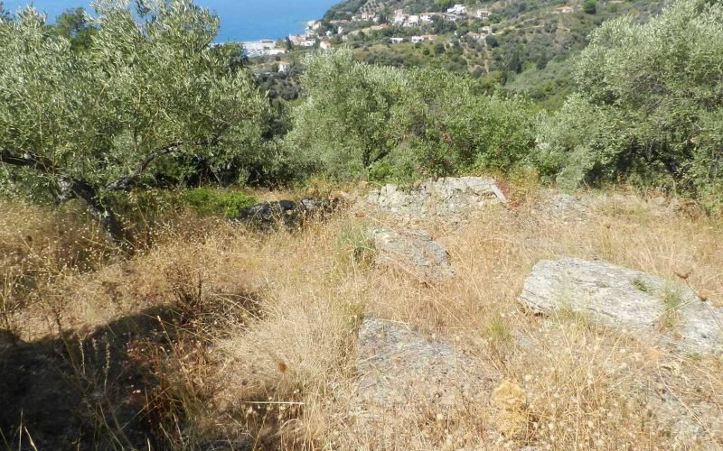 Plot near Glossa rea with views to the Sea Views