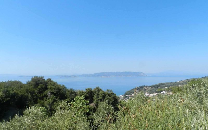 Plot near Glossa rea with views to the Sea Views
