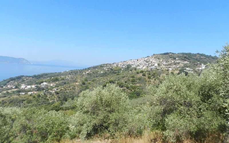 Plot near Glossa rea with views to the Sea Views
