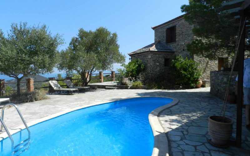 Stone made Villa with swimming pool and views The pool