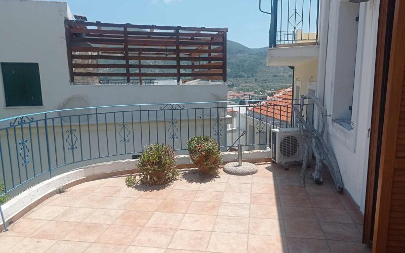 Skopelos Town house with terrace and views to the Aegean Terrace
