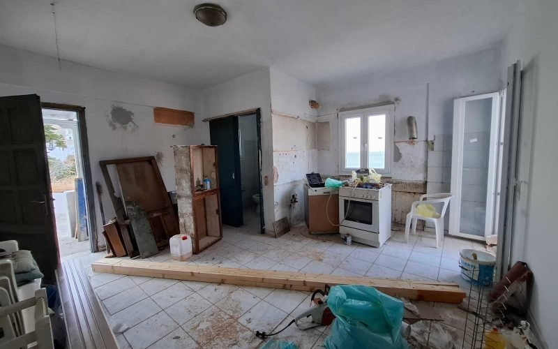 Unique Skopelos Town Seafront property Middle floor apartment