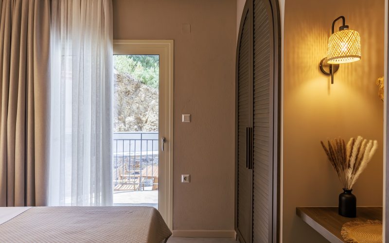 Twin pool villas overlooking Skopelos Bay