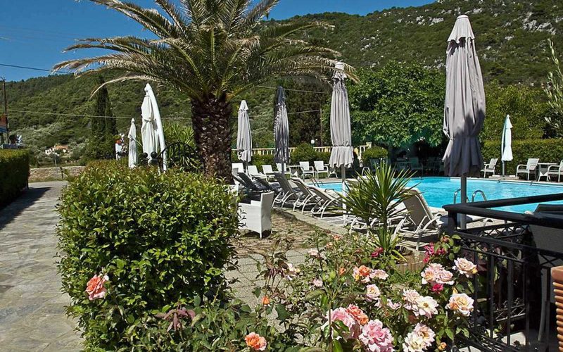 Hotel for Sale in Stafilos area on Skopelos Island - Gardens