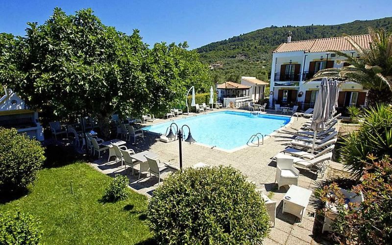 Hotel for Sale in Stafilos area on Skopelos Island - Pool areas