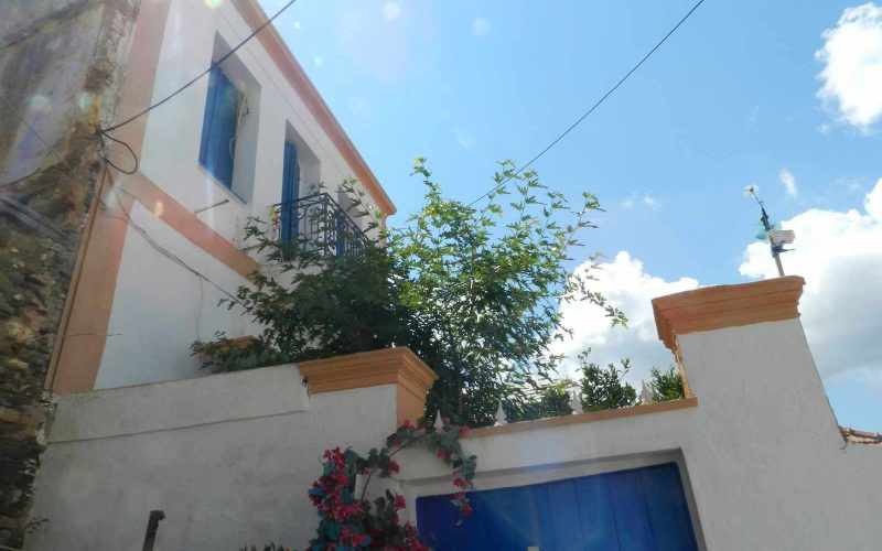 Two Town Houses both with yards inside Skopelos Town