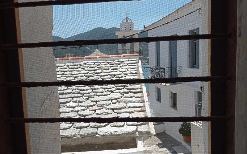 Traditional Skopelos Town house with views to the port