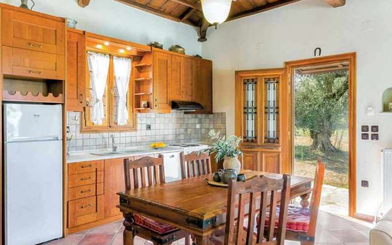 Villa with swimming pool close to Panormos beach The Kitchen