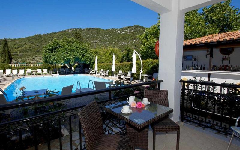 Hotel for Sale in Stafilos area on Skopelos Island - Balcony