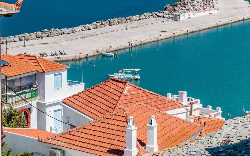 Charming Skopelos Town house in the old part of the village The views