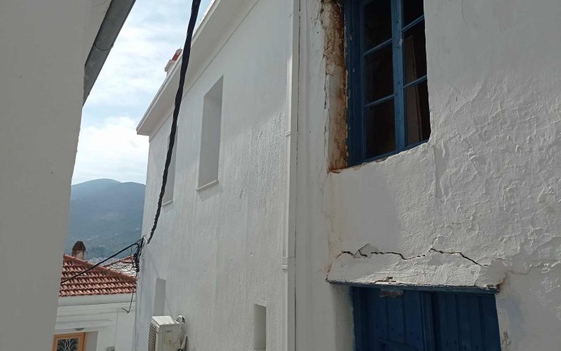 Two traditional properties in the centre of Skopelos Town Second building