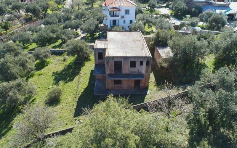 Unfinished building close to Skopelos Town waterfront