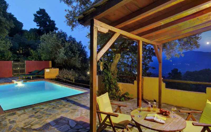 Three private pool villas in Pefkias area on Skopelos Island Pegaseus