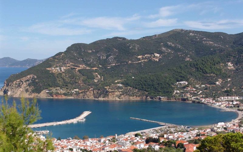 Land Property above Skopelos Town with amazing views