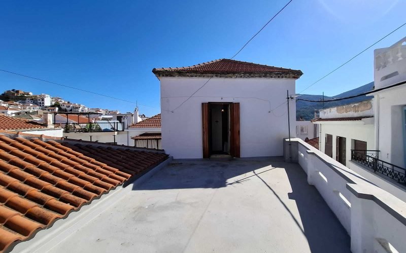 Spacious Town mansion with terrace and yard