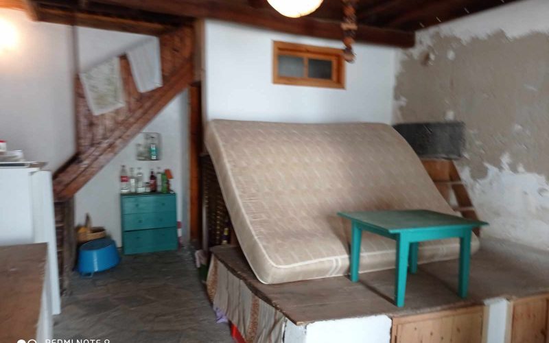 Traditional property in Old Klima village on Skopelos Island Living room