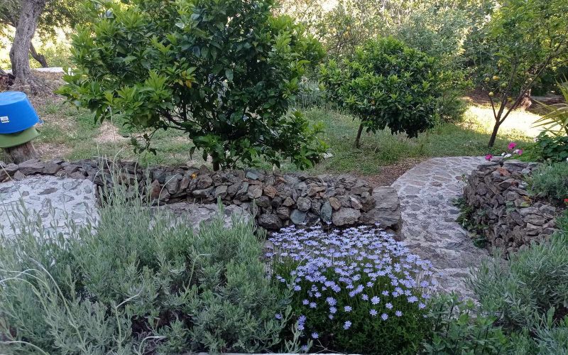 Villa in Anilio area with splendid views to the Aegean Sea Garden