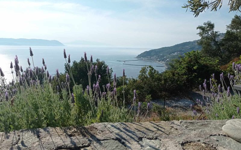 Villa in Anilio area with splendid views to the Aegean Sea Views to Loutraki port