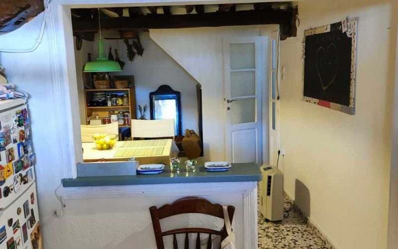Skopelos Town house with guest studio and terrace with views Kitchen