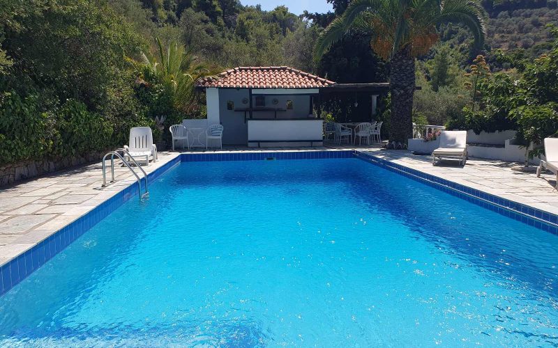 Glorious Mansion with a unique garden on Skopelos Island. Swimming pool