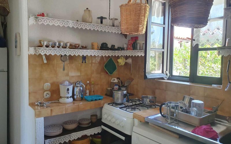 Glorious Mansion with a unique garden on Skopelos Island. Kitchen apartment 2