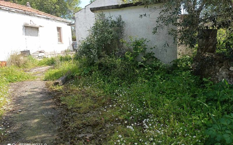 Big land with cottages to renovate close to Panormos beach