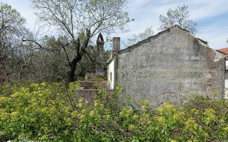 Big land with cottages to renovate close to Panormos beach Big cottage