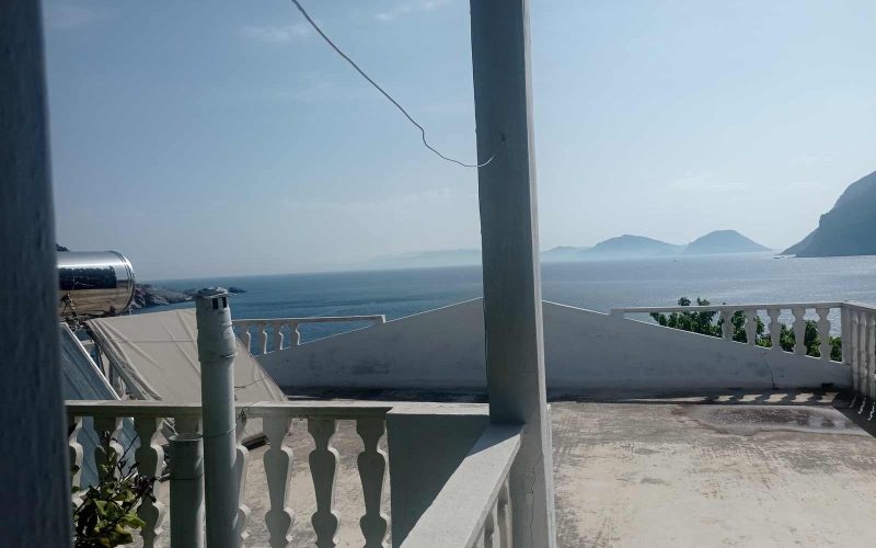 Spacious beach front property on Skopelos Island. Terrace